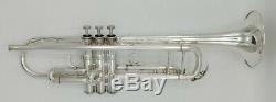 Silver Plated Yamaha YTR-6335HS Professional Trumpet with Original Yamaha Case