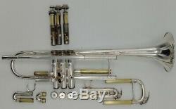 Silver Plated Yamaha YTR-6335HS Professional Trumpet with Original Yamaha Case