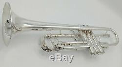 Silver Plated Yamaha YTR-6335HS Professional Trumpet with Original Yamaha Case