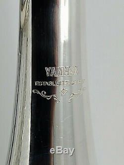 Silver Plated Yamaha YTR-6335HS Professional Trumpet with Original Yamaha Case