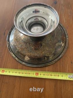 Silver Tone Vintage Plate