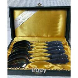 Silver Wenz-Bestecke Tea Spoons Original Box Friedrich Wenz Set of 6 Antique