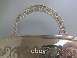 Silver plated Tray Salver by Viners. Handles. Claw Feet. 1920's vintage. Quality