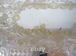 Silver plated Tray Salver by Viners. Handles. Claw Feet. 1920's vintage. Quality
