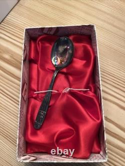 Silver plated spoon