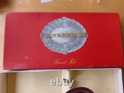 Silverpride Vintage Fruit Set Silver Plated Sheffield, Original Box