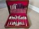 Slack and Barlow 44 Piece Cutlery Set. Silver Plated Kings Pattern. Boxed