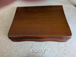 Slack and Barlow 44 Piece Cutlery Set. Silver Plated Kings Pattern. Boxed