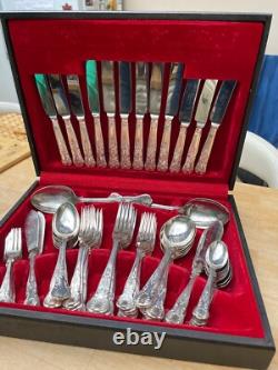 Smith Seymour Canteen of Cutlery In Original Box- Silver Plated 8 place settings