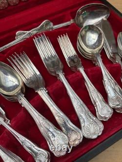 Smith Seymour Canteen of Cutlery In Original Box- Silver Plated 8 place settings
