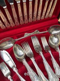 Smith Seymour Canteen of Cutlery In Original Box- Silver Plated 8 place settings