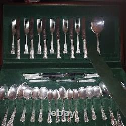 Smith Seymour Ltd Sheffield Silver Plate 36 Pc Canteen Det King's Pattern Steel