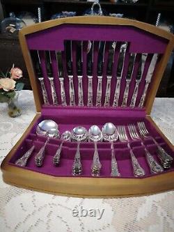 Smith Seymour Ltd Silver Plated A1 Boxed 51 Piece Full Cutlery Set