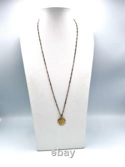Sneaky Pete TV Show Otto Bernhardt Religious 925 Vermeil St Patrick Necklace COA