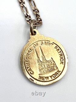 Sneaky Pete TV Show Otto Bernhardt Religious 925 Vermeil St Patrick Necklace COA