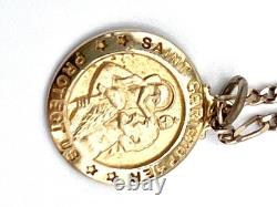 Sneaky Pete TV Show Otto Bernhardt Religious 925 Vermeil St Patrick Necklace COA