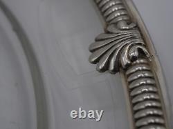 Solid Silver Poincon Minerva 1st Title Cup Or Plate And Crystal Shell