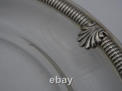 Solid Silver Poincon Minerva 1st Title Cup Or Plate And Crystal Shell
