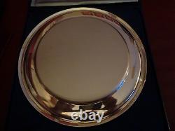 Solid Sterling Silver The Royal Anniversary Plate John Pinches London Queen