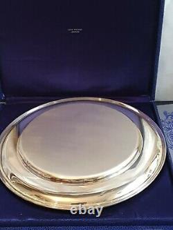 Solid Sterling Silver The Royal Anniversary Plate John Pinches London Queen