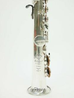 Soprano saxophone selmer mark vi overhauled/silver plated/ all original