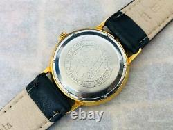 Soviet Vintage Poljot de Luxe Automatic Original Gold Plated Watch cal. 2415