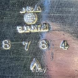 Spectacular Antique Silver Plate and Crystal Cruet Set John Sherwood and Sons