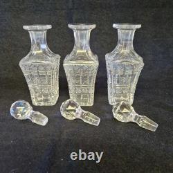 Spectacular Antique Silver Plate and Crystal Cruet Set John Sherwood and Sons