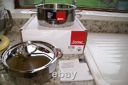 Spring Stainless Steel Shallow Casserole's set of Two