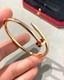 Sterling Silver BRACELET, Rose Gold Color Juste BRACELET 3.5MM with Original Box