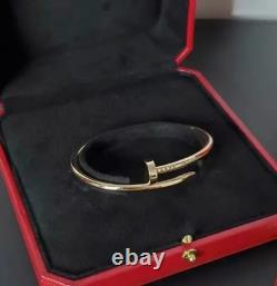 Sterling Silver BRACELET, Rose Gold Color Juste BRACELET 3.5MM with Original Box