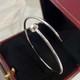 Sterling Silver Bracelet, White Gold Color Juste Bracelet 2.5MM & Original Box
