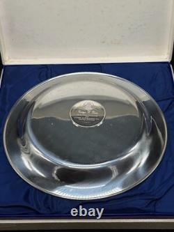 Sterling Silver Collector's Plate'Going to Town' by Russell Drysdale, 1975