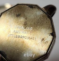 Sterling Tea Ball (Tea Pot Form) with Silver underplate in original box J-18