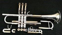 Stomvi Elite Professional Silver Plated Trumpet with Original Case