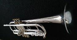 Stomvi Elite Professional Silver Plated Trumpet with Original Case