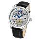 Stuhrling Original Men's 371.01 Legacy Automatic Self Wind Black Genuine Leathe