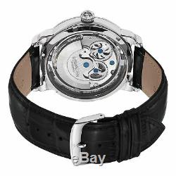 Stuhrling Original Men's 371.01 Legacy Automatic Self Wind Black Genuine Leathe