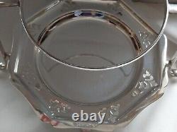 Stunning Original Antique English 2 Tier Silver Plate Cake Stand Great Quality