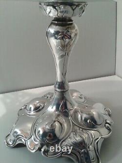 Stunning Original Art Nouveau Silver Plate Comport quality imposing tall