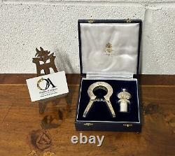 Stunning Vintage Asprey & Co Silver Plated Bar Tool Set