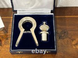 Stunning Vintage Asprey & Co Silver Plated Bar Tool Set