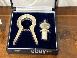 Stunning Vintage Asprey & Co Silver Plated Bar Tool Set