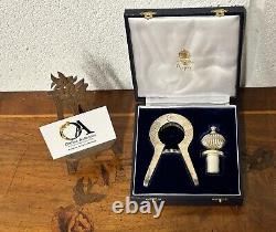 Stunning Vintage Asprey & Co Silver Plated Bar Tool Set