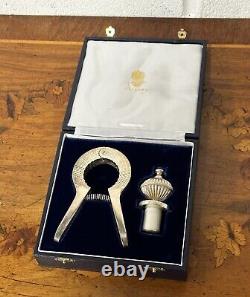 Stunning Vintage Asprey & Co Silver Plated Bar Tool Set