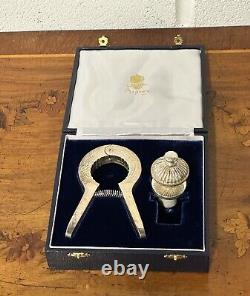 Stunning Vintage Asprey & Co Silver Plated Bar Tool Set