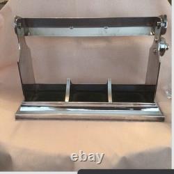 Stunning Vintage Tantalus, Three Cut Glass Decanters In A Silver Plate Tantalus