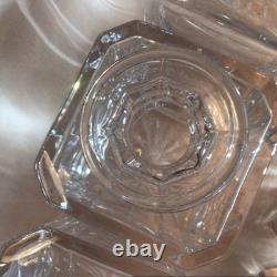 Stunning Vintage Tantalus, Three Cut Glass Decanters In A Silver Plate Tantalus