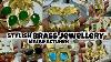 Stylish Silver Replica Jewellery Wholesale Market In India Gold Plated Brass Jewelry Manufacturer