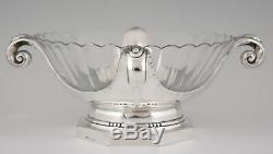 Sue & Mare Art Deco silver plated centerpiece or fruit dish Gallia, Christofle